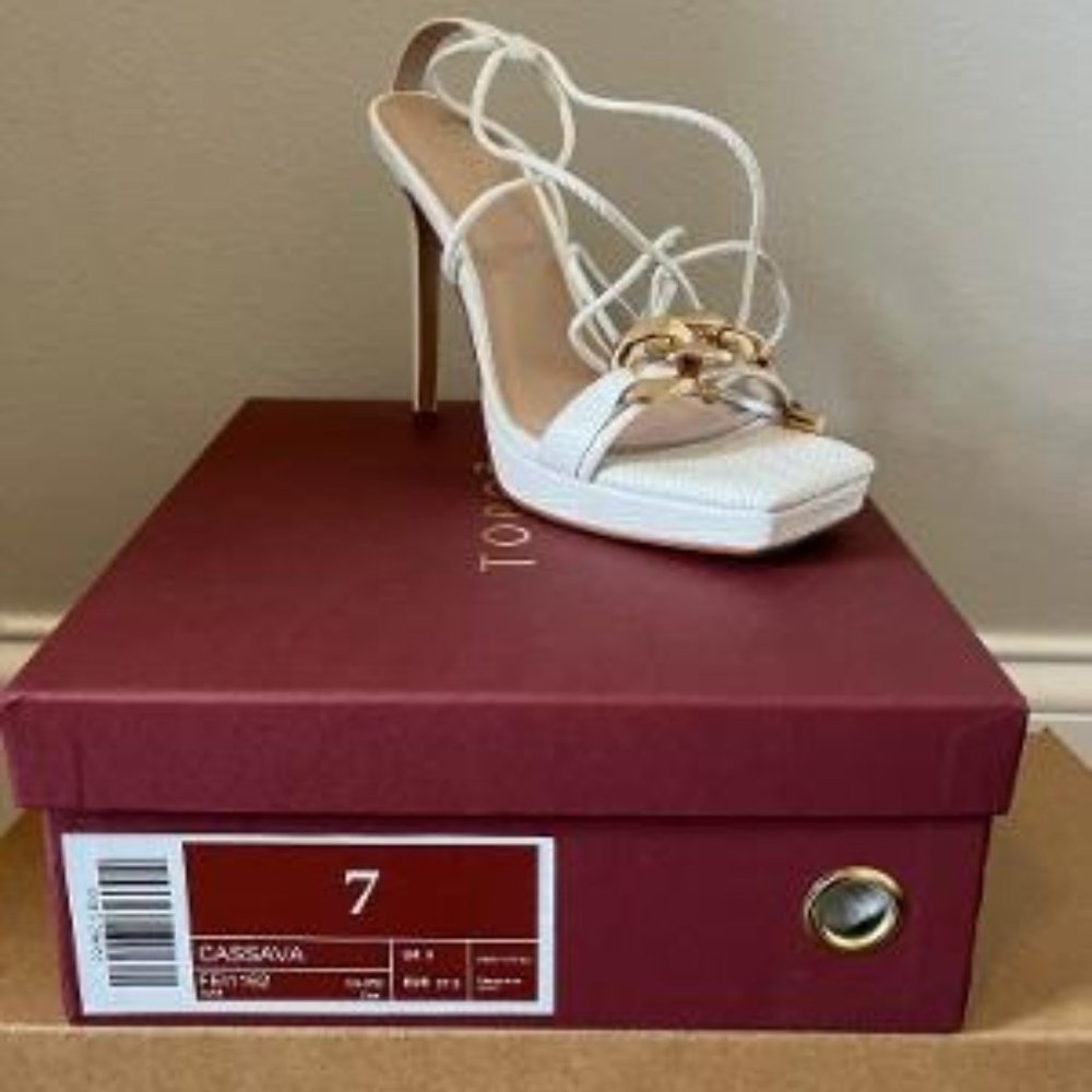 Never Worn - TORGEIS Cassava Heals - White